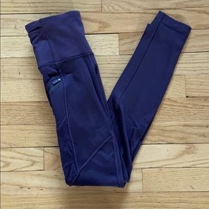 Lululemon Deep Purple athletic leggings